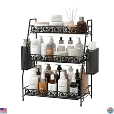 3-Tier Storage Rack - Versatile Organizer Shelf for Kitchen, Bathroom, Office