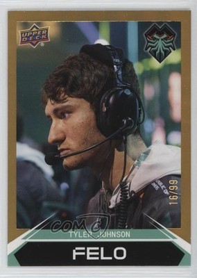 2022-23 Upper Deck Call of Duty League Variant Gold 16/99 Capsidal FeLo #60 01fd