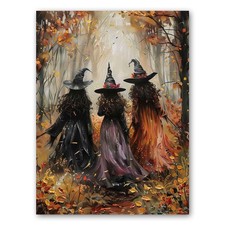 Halloween Diamond Art Kits for Adults, Witch Diamond Painting
