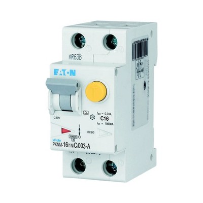 Eaton FI-LS-Schalter, Kennlinie C, 1+N, 16A, 30mA (PKNM-16/1N/C/003-A-M) -