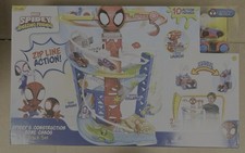 Marvel Spidey and His Amazing Friends Construction Zone Chaos Track Set - NEW