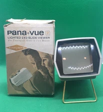 Sawyer's Pana-Vue II Lighted 2x2 Slide Viewer #6578 Vintage IOB Tested