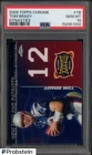2008 Topps Chrome Dynasties  Tom Brady PSA 10 Gem mint #TB