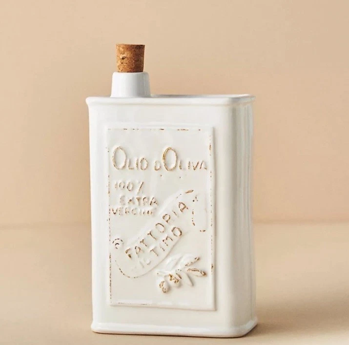 Anthropologie Cucina Italian Stoneware Olive Oil Cruet