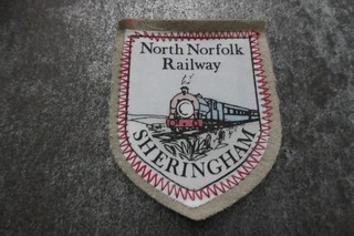 North Norfolk Railway Sheringham Cloth Patch Badge (L73S)