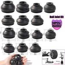 7Size Universal Multipack Ball Joint Boot Dust Cover Car Track Tie Rods Ends Kit