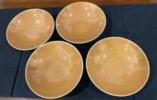 MCM 5.5" Bowls Pumpkin Colored These Blend Well w Iroquois Harvest Time China