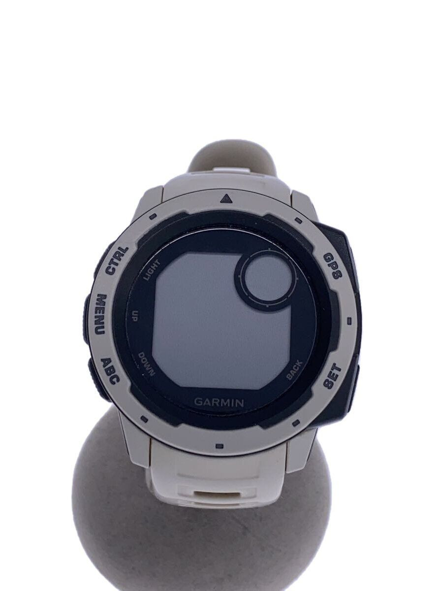 GARMIN Men's Watch INSTINCT Quartz Digital Rubber Black Gray GARMIN Men's Watch INSTINCT Quartz Digital Rubber Black Gray