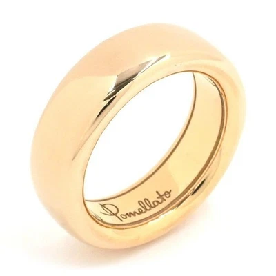 Anneau Pomellato Iconica Slim PAC4001 Or Rose 18K Authentique - Photo 1/4