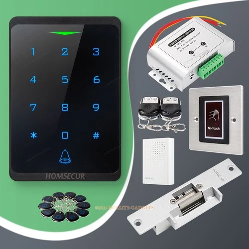 HOMSECUR Weatherproof IP66 APP WIFI Password RFID Access Control Anti-Tamper
