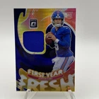 2025  Optic - First Year Fresh Jaxson Dart #FYFBH-JDA Blue Hyper Prizm (MEM, RC)