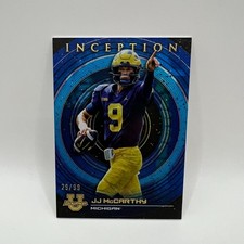 2022 Bowman Inception University Blue Foil JJ McCarthy RC #6 /99
