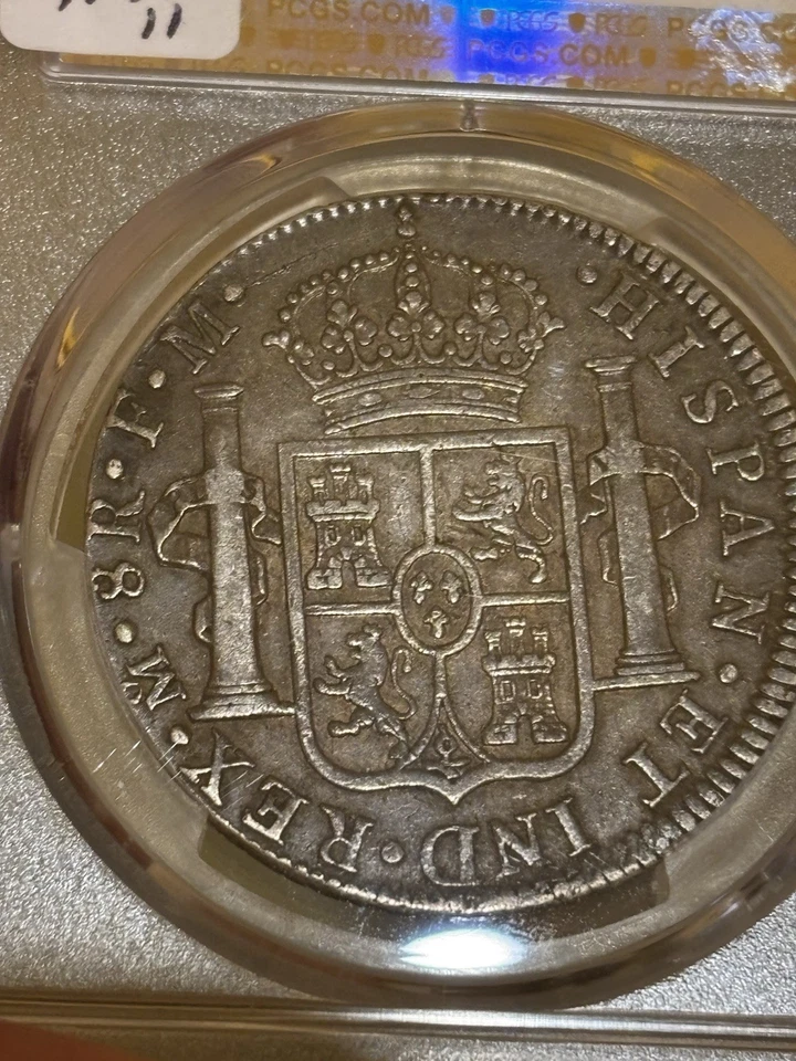 1791 Mo FM Mexico 8 Reales PCGS XF 40 Very Nice And Original Look! - Image 2 of 2