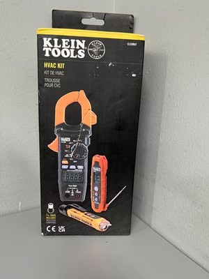 Klein Tools CL320KIT HVAC Digital Clamp Meter Electrical Test Kit NEW