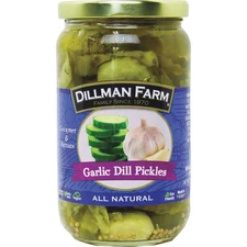 Dillman Farm Garlic Dill Pickles 731 Pack of 12 Dillman Farm 731