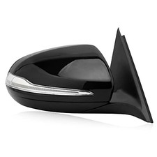 W205 Side Mirror for 2015-2021 Mercedes Benz C Class C180 Passenger Side Black
