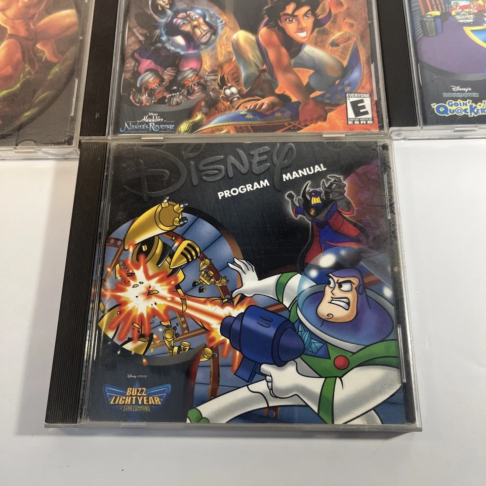 Lot Of 10 VTG 90's PC CD-Rom 95/98 Computer Games Kids Disney Interactive - Image 2 of 4