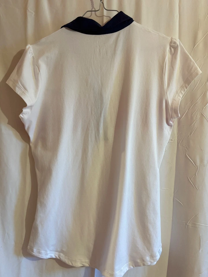NIKE polo blanc fuschia taille L ou 40 - Photo 3/3