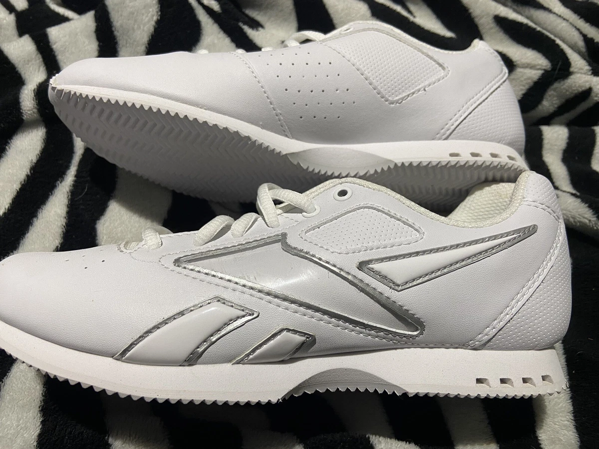 White reebok cheap cheer shoes