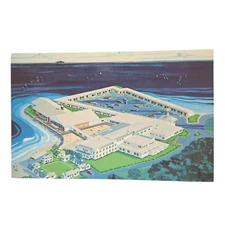 Postcard Provincetown Inn Motel Aerial View Provincetown Cape Cod Massachusetts