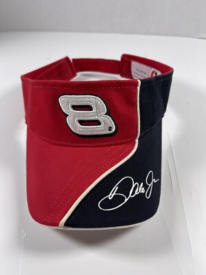 NASCAR Dale Earnhardt Jr 8 Bud Budweiser Red/Black Visor Bad Bad Intimidator Jr