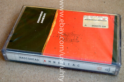 RADIOHEAD AMNESIAC RARE UKR ORIGINAL TAPE CASSETTE ELECTRONIK