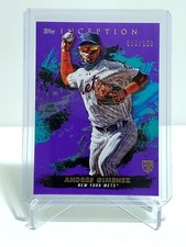 Andres Gimenez RC 2021 Topps Inception Rookie Purple Parallel 003/150 Indians 