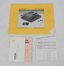 Vintage Brother Electric Typewriter Correct-O-Ball Pro-7800 Manual Documentation thumbnail