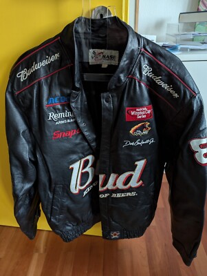 NASCAR Leder Jacke von Chase Authentics, kaum getragen, L