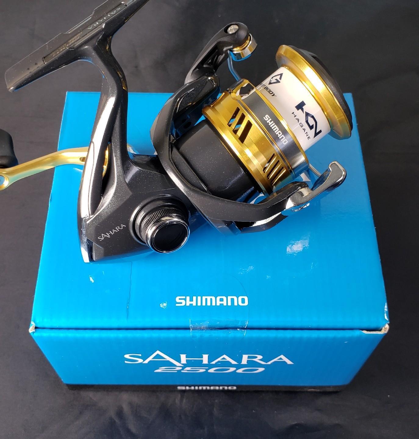 Shimano Sahara 2500 5BB Gear Ratio 5.0:1 R/L Retrieve Mono 8lb-140