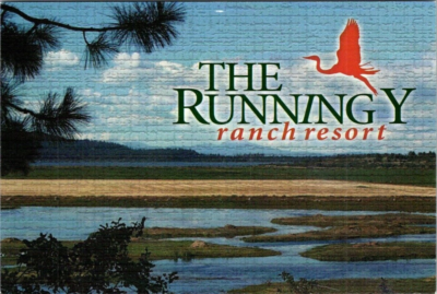 Postcard THE RUNNING Y RANCH RESORT GOLF 5500 RUNNY Y ROAD KLAMATH