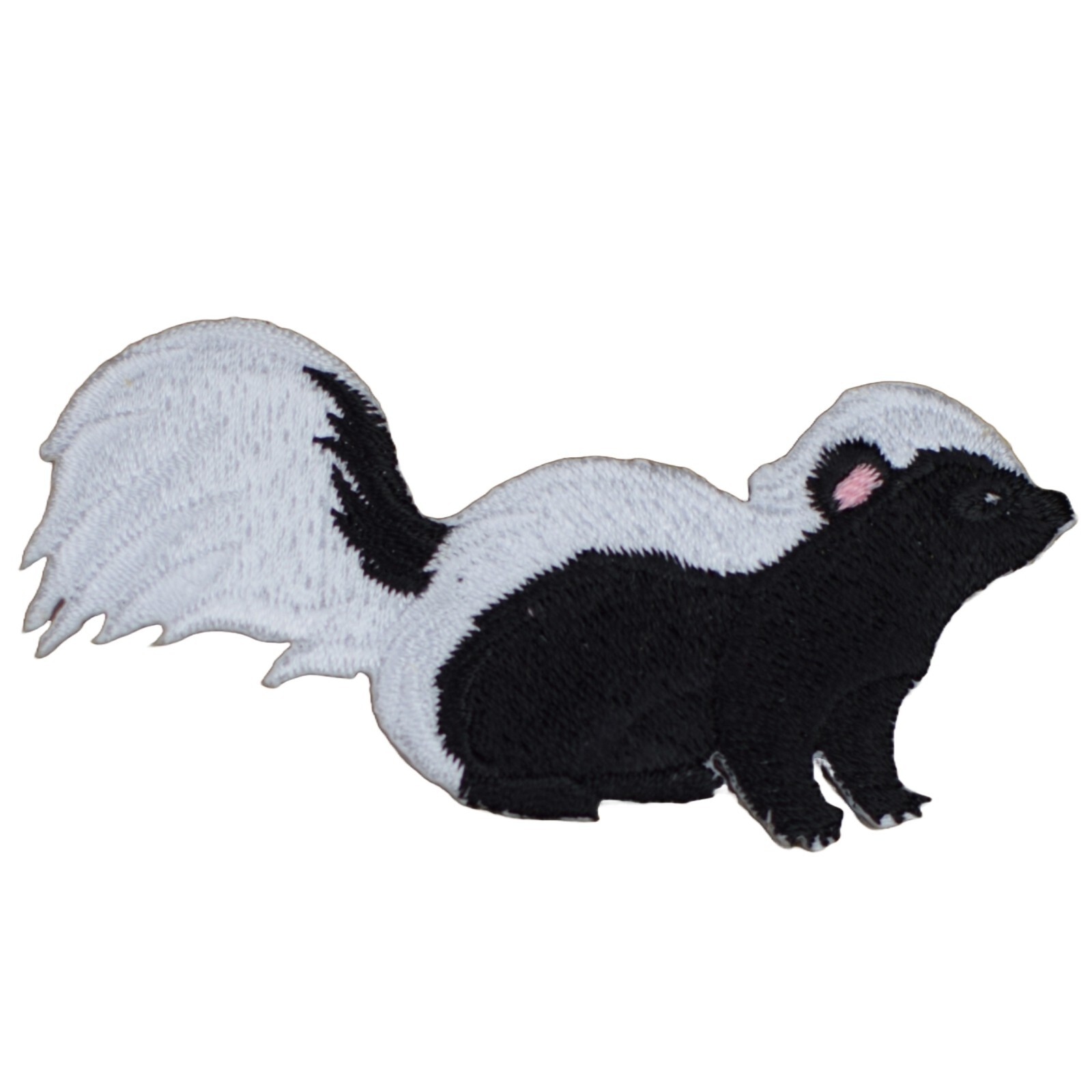 Skunk Applique Patch Animal Zookeeper Badge 3" (Iron or Sew On) eBay