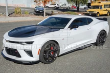 ZL1 Style Glossy Black Side Skirts Rocker Panel Pair For 16-Up Camaro RS & SS