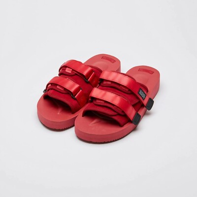 SUICOKE MOTO-VS OG-056VS Red Vibram Slides Sandals Slippers | eBay