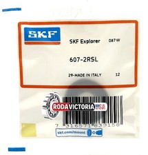 SKF 607 2RSL DEEP GROOVE BALL BEARING, RUBBER SEALED 7x19x6mm 607 2RS