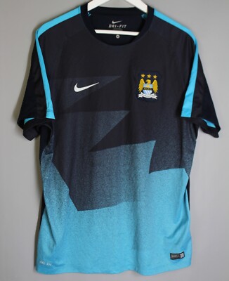 MANCHESTER CITY 2015 2016 TRAINING SHIRT JERSEY NIKE SIZE XL