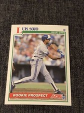 1991 Score Rookie Prospect Luis Sojo