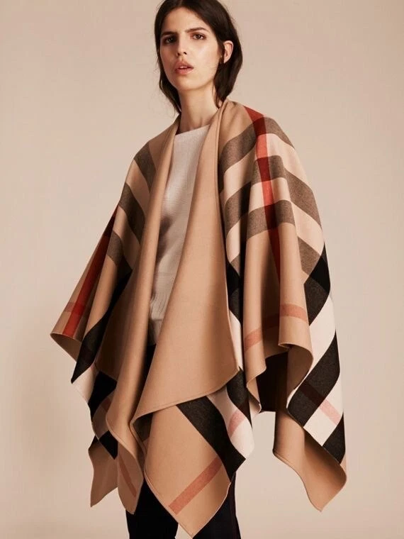 Burberry clearance camel cape