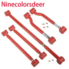 Adjustable Rear Upper & Lower Control Arms & Rear Track Bar For 2007-2014 GM SUV