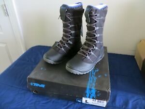 BLACK WATERPROOF INSULATED BOOTS 