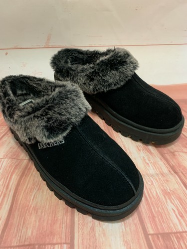 skechers lined clogs