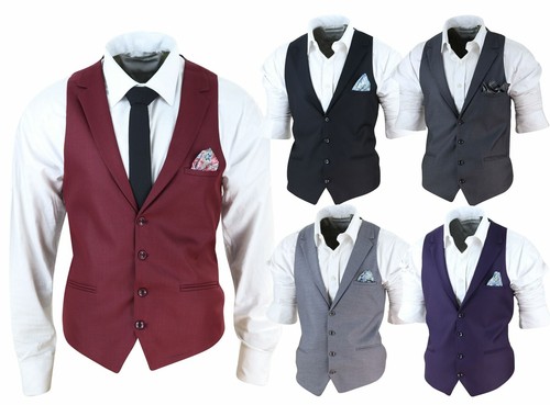 Gilet con Bavero da Uomo stile Elegante Casual Gatsby Peaky Blinders anni  20 | eBay