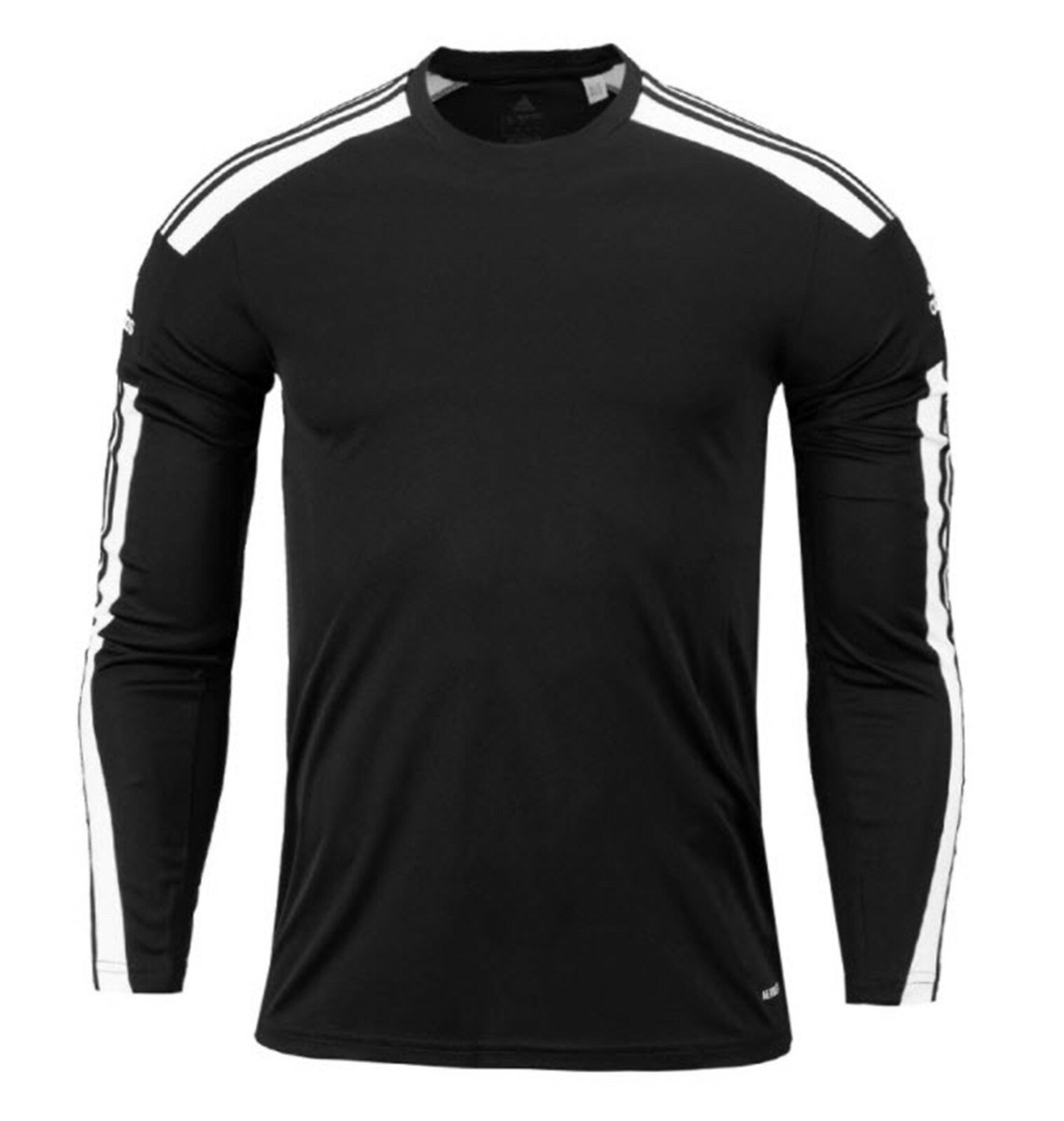Adidas Men Squadra 21 L/S Shirt Black Jersey Casual Tee Top