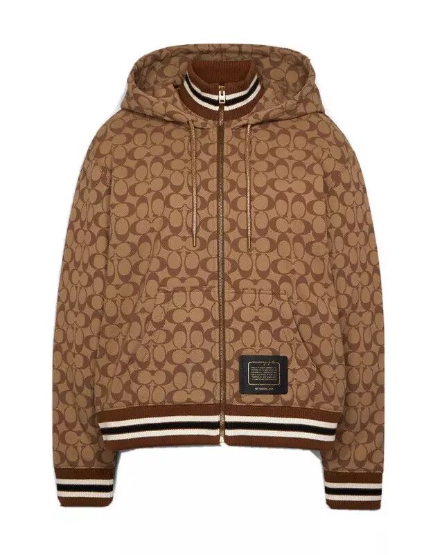 Coach signature best sale hoodie