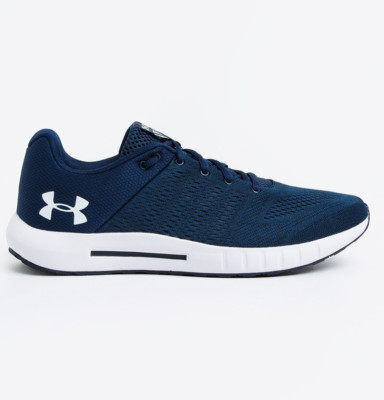 UNDER ARMOUR Micro G Pursuit LIGHTWEIGHT Sneaker NAVY BLUE - Größe UK 9,5 RAR