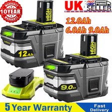 For Ryobi One+ Plus 18V 6.0Ah 9Ah Battery P108 RB18l13 RB18l50 RB18L40 /Charger