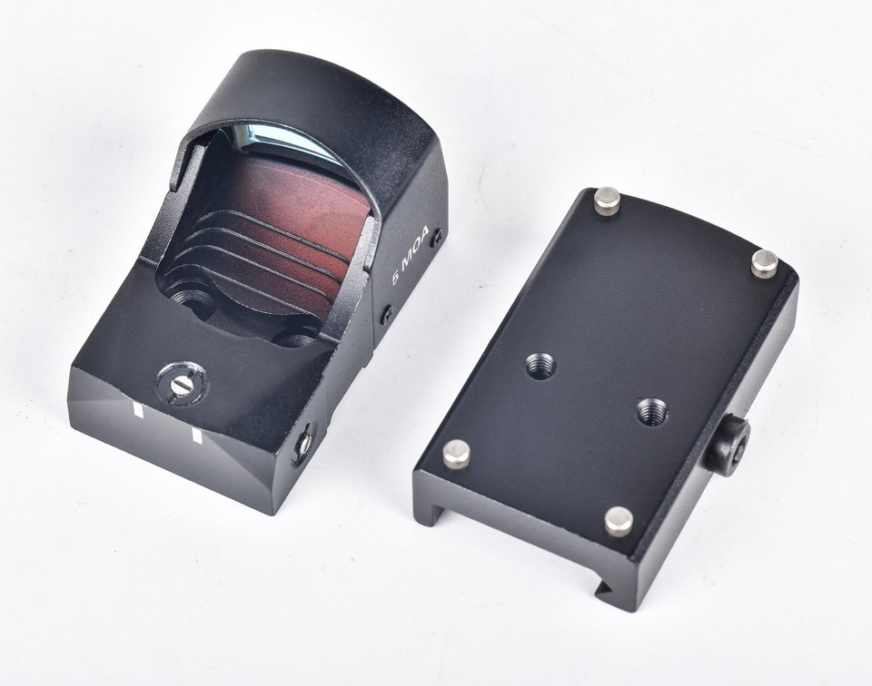 ADE Advanced Optics RD3-012 Red Dot Sight + Optic Mounting Plate For Glock 17, 19, 20, 22, 26