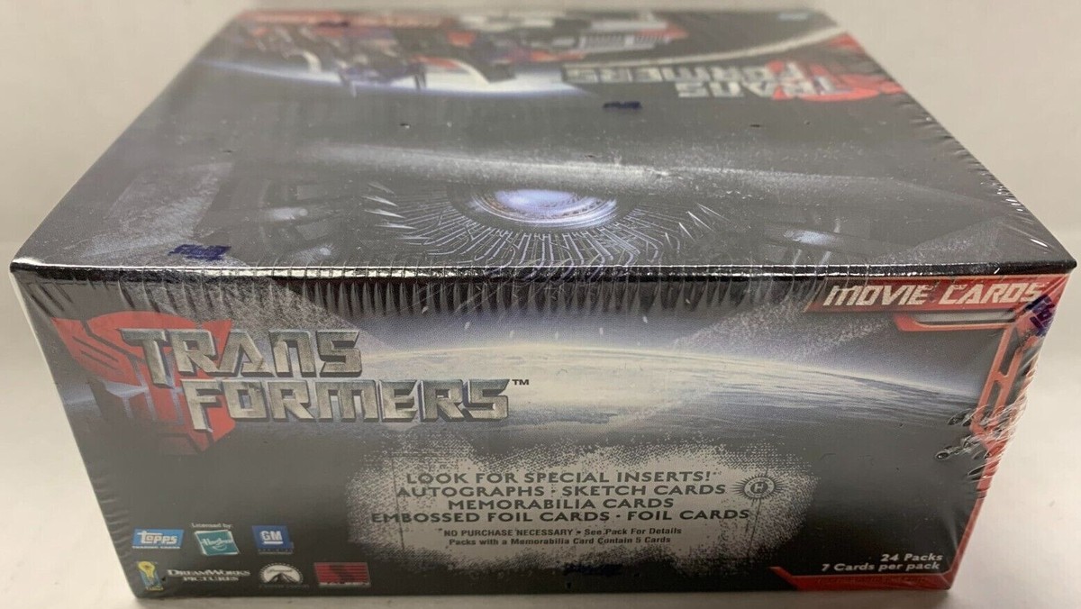 2007 TOPPS TRANSFORMERS THE MOVIE HOBBY BOX 24 PACKS MEGAN FOX