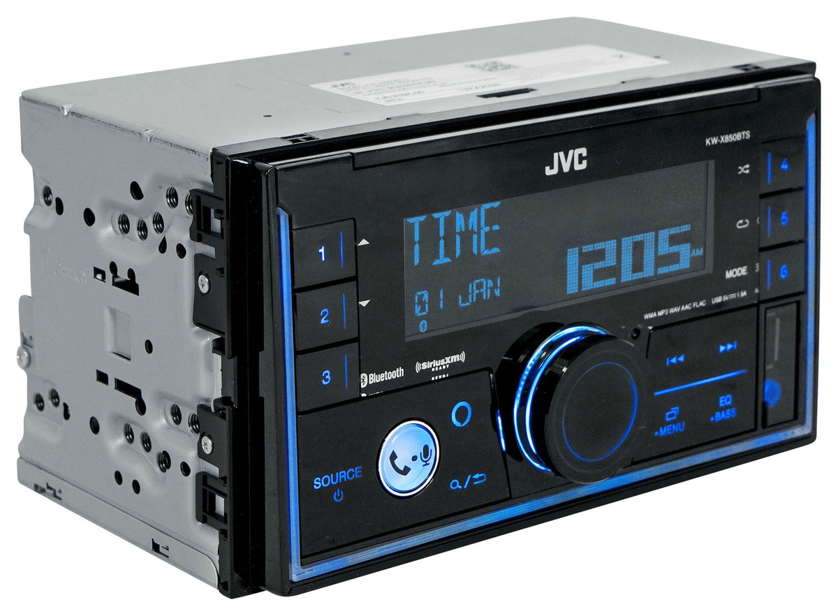 JVC Bluetoothオーディオ機器 JVC KW-X850BTS 2-Din Car Stereo Receiver Bluetooth/USB/XM Ready