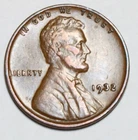 1932 Lincoln Cent XF Full Wheat Ears on Reverse